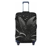 BOXILTD Black Grass - Copertura protettiva per bagagli da viaggio, adatta per bagagli da 45,7 a 81,7 cm, nero, viola, rosso, nero, X-Large