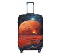 BOXILTD Mars Travel - Copertura protettiva per valigia, adatta per bagagli da 45-81 cm, nero, viola, rosso, nero, X-Large