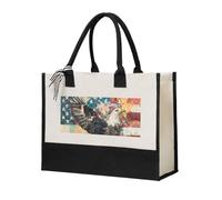 BOXILTD Soaring Eagle - Borsa larga in tela, da donna, a tracolla, versatile, per l'uso quotidiano, Goshawk, One Size