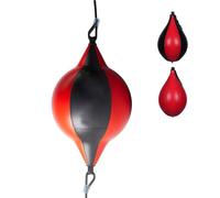 Boxing Ball, Punching Bag, Speed Training, Reaction Equipment, Home Gym, Leather Suspend Ball for Hand Eye Coordination Improvement and Reflex Enhancement, Combat Practice, 66.93 Inches