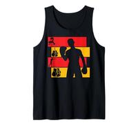 Boxing Boxe Kickboxing Pugile Boy Nonno Retro Canotta
