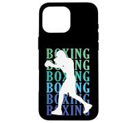 Boxing boxe Kickboxing pugile boy nonno retro Custodia per iPhone 16 Pro Max