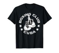 Boxing Club Cuba Guantoni Graphic per un amante della boxe Maglietta