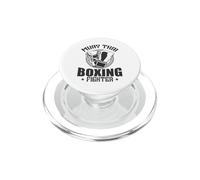 Boxing Fighter Muay Thai Potenza e Controllo PopSockets PopGrip per MagSafe