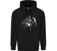 Boxing Gorilla MMA Mixed Martial Arts Boxer Uomo Felpa