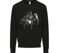 Boxing Gorilla MMA Mixed Martial Arts Boxer Uomo Felpa