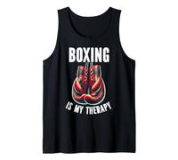 Boxing is My Therapy guantoni da Boxe, Boxer, Combattimento, Sport, Combattimento Canotta