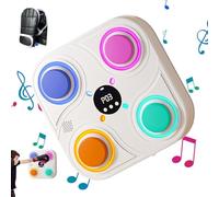 Boxing Machine with Music, Musical Punching Machine with Gloves, Wall Mounted Boxing Trainer, Rechargeable Sport Toy for Adults, Light Training Boxing Machine for Fitness and Fun