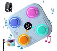 Boxing Machine with Music, Musical Punching Machine with Gloves, Wall Mounted Boxing Trainer, Rechargeable Sport Toy for Adults, Light Training Boxing Machine for Fitness and Fun