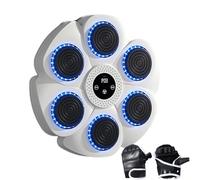 Boxing Music Machine - Tampone Punch A Parete Allenatore Senza Fili | Attrezzature Da Pugilato Montato con Il Suo Ritmo per L'Allenamento Di Pratica Riflesso A Casa Uso Della Palestra