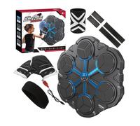 Boxing Music Trainer - Multii Mode Rhythm Punch Game Device, Smart Reaction Training Target, Compact Wall Install Athletic Equipment, Impect Resistant Design | Indoor Gym Practice Home Fitness Session