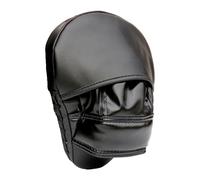 Boxing Pads, Boxing Mitts, Leather Boxing Mitts, Boxing Training Equipment, Curved Training Mitts, Strike Shield Punching Pads, Punch Shield 25x19x4c for Boxing, Black