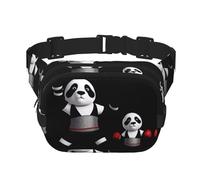 Boxing Panda stampato multifunzionale marsupio unisex trendy messenger bag viaggio sport borsa portaoggetti