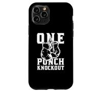 Boxing Punch Knockout King of the Ring Boxing Boxer Gloves Custodia per iPhone 11 Pro
