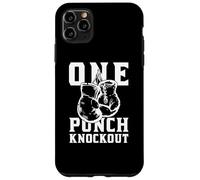 Boxing Punch Knockout King of the Ring Boxing Boxer Gloves Custodia per iPhone 11 Pro Max