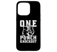 Boxing Punch Knockout King of the Ring Boxing Boxer Gloves Custodia per iPhone 15 Pro Max