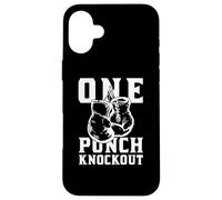 Boxing Punch Knockout King of the Ring Boxing Boxer Gloves Custodia per iPhone 16 Plus