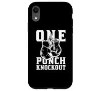 Boxing Punch Knockout King of the Ring Boxing Boxer Gloves Custodia per iPhone XR