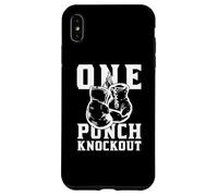 Boxing Punch Knockout King of the Ring Boxing Boxer Gloves Custodia per iPhone XS Max