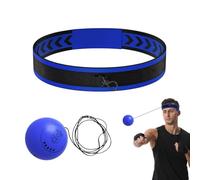Boxing Reflex Ball, Beginners Punching Set, 4CM Hand-Eye Coordination, Headband Trainer, Easy Setup Boxings Gear for Home Gym, Outdoor Training, Boys, Girls, RelaxationBoxing Reflex Ball, Beginners Pu