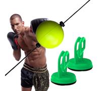 Boxing Reflex Ball, Reflex Training Speed Ball, Double End Punching Bag With Suction Cup, Elastic Rope Trainer Designed For Hand-Eye Coordination And Reaction Time Improvement, Fitness Workout, 10cm