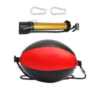 Boxing Speed Ball - PU Nylon Rope Rubber 40 x 20 cm | Punching Bag with Varying Difficulty Level | Double End Speed Bag Training Equipment for Boxing Fitness MMA Training Home Gym and Reflex