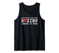Boxing Touch Me And Your First Boxing Lesson is Free Boxer Canotta
