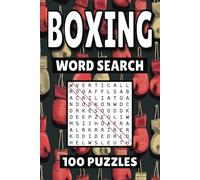 Boxing Word Search: 100 Pages of Sports Puzzles, Word Scramble, Word Find, and Vocabulary Activities for Kids, Adults, and Seniors