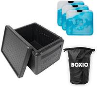 BOXIO - Cool Plus: refrigeratore per campeggio senza elettricità inclusi accessori - congelatore perfetto con diverse zone di temperatura grazie alle pale di raffreddamento BOXIO - Thermobox per
