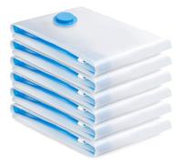 BoxLegend Sacchetti Sottovuoto Vestiti 6 * 80x60cm, Sacco Sottovuoto Buste Sottovuoto Salvaspazio per Abbigliamento Piumini Biancheria da letto Peluche Giocattoli Cuscino Coperte di lana Trapunta