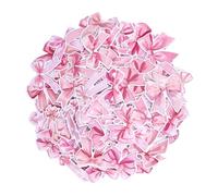 BOXOB 100pz Adesivi Fiocco Coquette, Carini Fiocchi Rosa Estetici Impermeabili Decalcomanie Coquette per Bottiglia d’Acqua Scrapbooking Telefono Quaderno Regali Ragazze Adolescenti