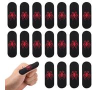 BOXOB 120 Pezzi Nastro Sportivo Dita, Elastico Protettivo per Inserti per Dita Traspirante Nastro per Pollice da Bowling Accessori Essenziali per Giocatori di Bowling Uomini e Donne Supporto (Nero)