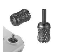 BOXOB 2 Pezzi Joystick Retrattili per DJI RC/RC2/RC PRO 2, Argento | Leve Controllo Pieghevoli Lega Alluminio Non Serve Rimuoverle Conservazione Accessori Ricambio per DJI Controller di Drone