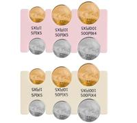 BOXOB 2 Pezzi Porta Monete Yen Giapponesi, Plastica Distributore di Monete JPY con 6 Slot Rettangolare Organizer per Cambio Auto Borsa da Collezione per Viaggio (Giallo, Rosa)