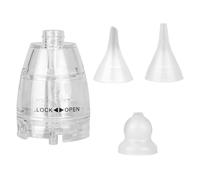 BOXOB 3 Punte di Ricambio per Aspiratore e 1 Contenitore di Ricambio in Plastica, Compatibile con GROWNSY Watolt LittleTora HEYVALUE Cocobela HailiCare KIDIRA TEQIN X-Bosak