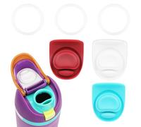 BOXOB 3pz Guarnizioni O-Ring e 3pz Tappi in Silicone per Tappo Owala Freesip, Guarnizione in Silicone Coperchio Superiore della Bottiglia d'Acqua Senza BPA per Owala Freesip 24/32oz (Colore 2)