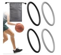 BOXOB 4 Pezzi Cinghie di Supporto per Tendine Rotuleo, Fascia per Ginocchio in Silicone Flessibile per Ginocchio Cinghia per Rotula Tendine Rotuleo Cinghia per Ginocchio Anelli Stabilizzatori Fissi