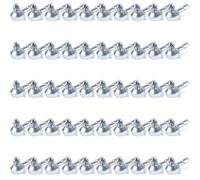 BOXOB 50pz Pioli di Supporto per Mensole, Pioli per Mensole in Lega di Zinco Mobili Supporti Mensoles Perni Mensoles Ikea Parte 131372 Libreria Billy