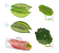 BOXOB 5pz Set Amache per Pesci Betta, Amaca Regolabile in Plastica con Ventosa e Tunnel Tubo Trasparente Giocattoli Pesci Nascondiglio Acquario Decorazioni e Accessori per Acquari Betta