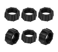 BOXOB 6pz Dado Serraggio per Parti Ricambio Supporto Telefono Auto, Testa Adattatore Fissa Giunto Sferico 17mm per DVR Videocamera Caricatore Wireless Telecamera GPS Cruscotto Supporto Clip Telefono