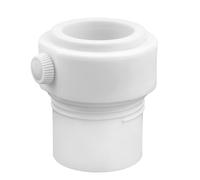BOXOB Adattatore Manicotto Stabilizzatore Palo Ombrellone, Inserto Supporto Foro Piscina Baja Deck per Ombrelloni Filettatura Singola 1,5in e 1,35in per Waterways e Aquastar Manicotti(Bianco)