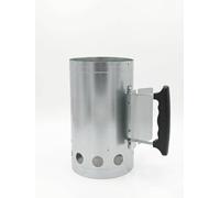 Boxob ARDE Accendicarbone per Barbecue - Accensione Rapida e Sicura - Acciaio Resistente al Calore - Impugnatura in Plastica Isolante - Paracalore di Protezione - Ø 17 cm x H 27 cm
