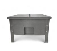 BOXOB ARDE BBQ a Carbonella Messina da Tavolo con Coperchio-Barbecue Portatile da Picnic - Compatto alto 25 cm Molto Pratico e Veloce (40X60X25H)