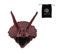 BOXOB Fischietto Della Morte Azteco, Autentico Fischietto da Guerra con Suono Umano e Url con Borsa Coulisse per Halloween Simbolo di Coraggio e Avventura (Stile Pterosauro)