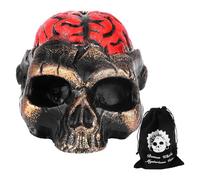 BOXOB Fischio Morte Azteco, Più Forte 125+ Decibel Fischio Guerra Autentico Urlante con Design Teschio per Feste Messicane Halloween Scherzi Facile da Soffiare Suono Terrificante