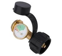 BOXOB Indicatore Livello Serbatoio Propano per Serbatoi LP 5-40lb, Indicatore Universale Propano Rilevatore Perdite a Colori Manometro Gas con Attacco QCC1/Tipo 1 per Barbecue Stufa Campeggio