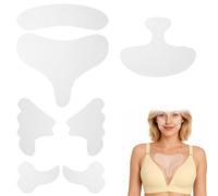 BOXOB Set Cerotti Anti-Rughe Silicone per Viso Fronte Guance Collo Petto