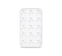 BOXOB Ventosa per Telefono Auto, Ventosa a Doppia Faccia Multiuso Supporto a Ventosa Rettangolare per Telefono per Auto Mini Tappetino Ventosa per Mobile Telefoni (Bianco)