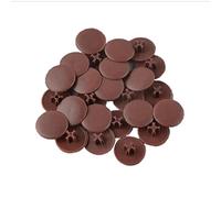 BOXONLY Tappi di copertura per viti, estensioni per testa a croce, protezione per la testa della vite, rosso marrone, 100 pezzi