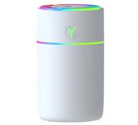 boxoon Mini umidificatore compatto del Usb, diffusore portatile della nebbia fredda con le luci di colore per la casa, l'ufficio, il serbatoio dell'acqua da 230 ml, funzionamento silenzioso